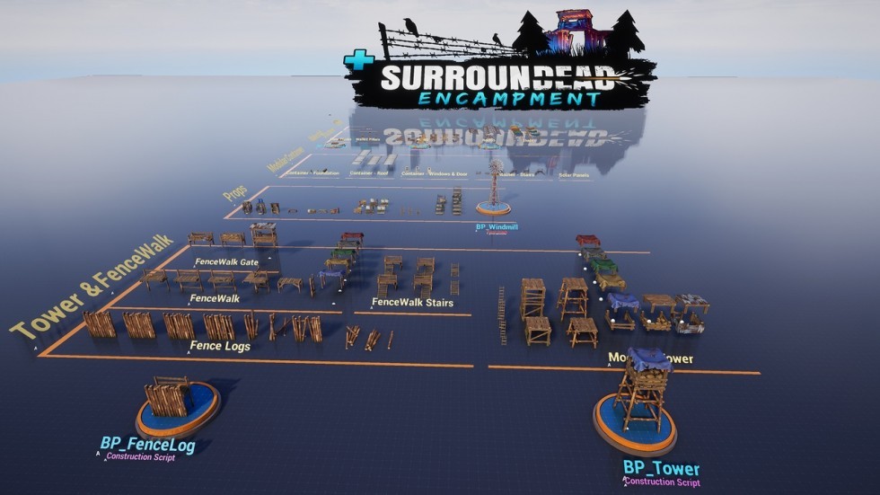 UE5虚幻4 SurrounDead - Survival Game Assets 生存游戏资产