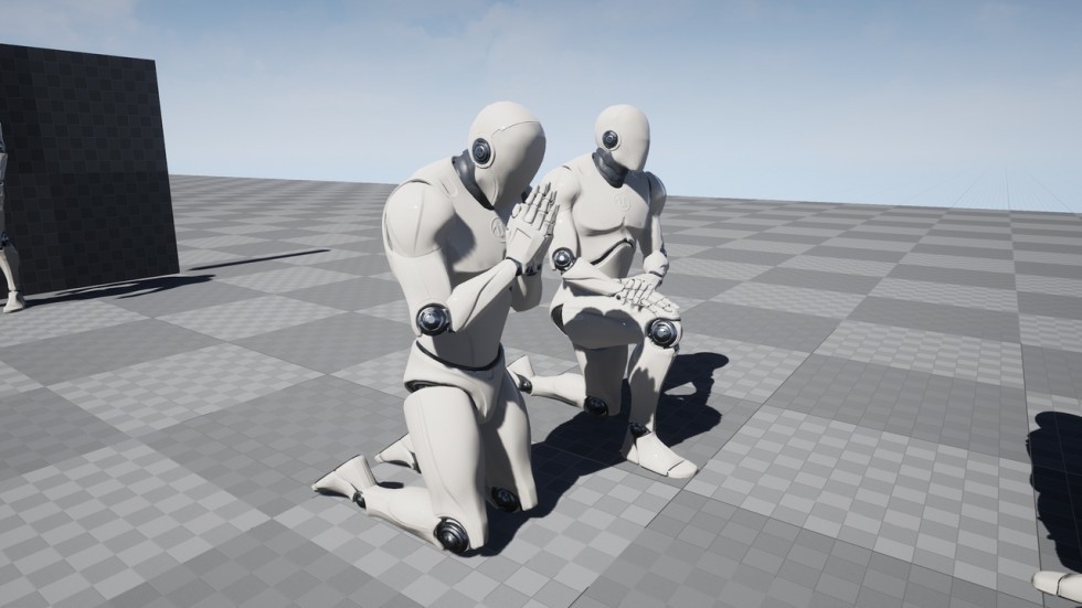 UE5虚幻4 General Purpose Animations Pack 通用动画招手鞠躬