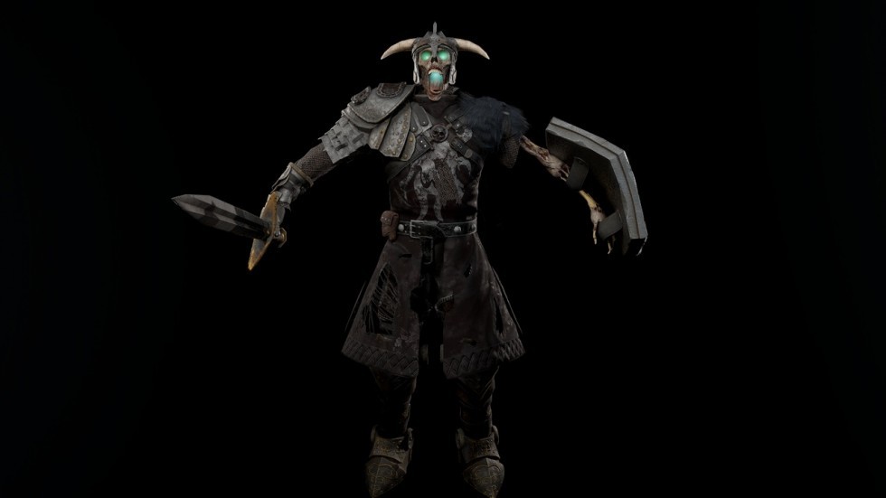 UE4虚幻5 Undead Knight 游戏不死骑士恶魔角色模型