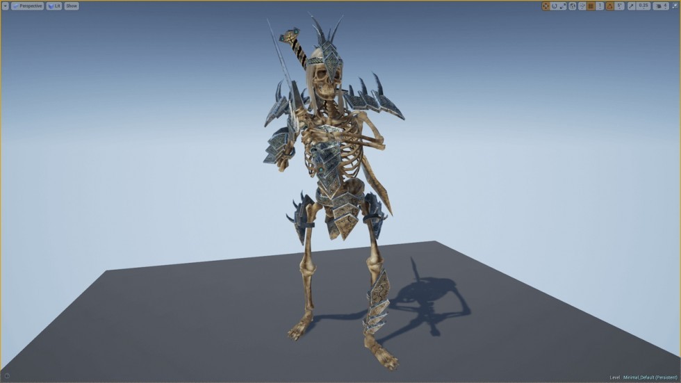 UE4虚幻5 Skeleton Army 骷髅骨架军队游戏角色模型