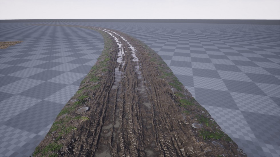  UE5虚幻4 Roads n Dirt n Track 道路泥土轨道材质