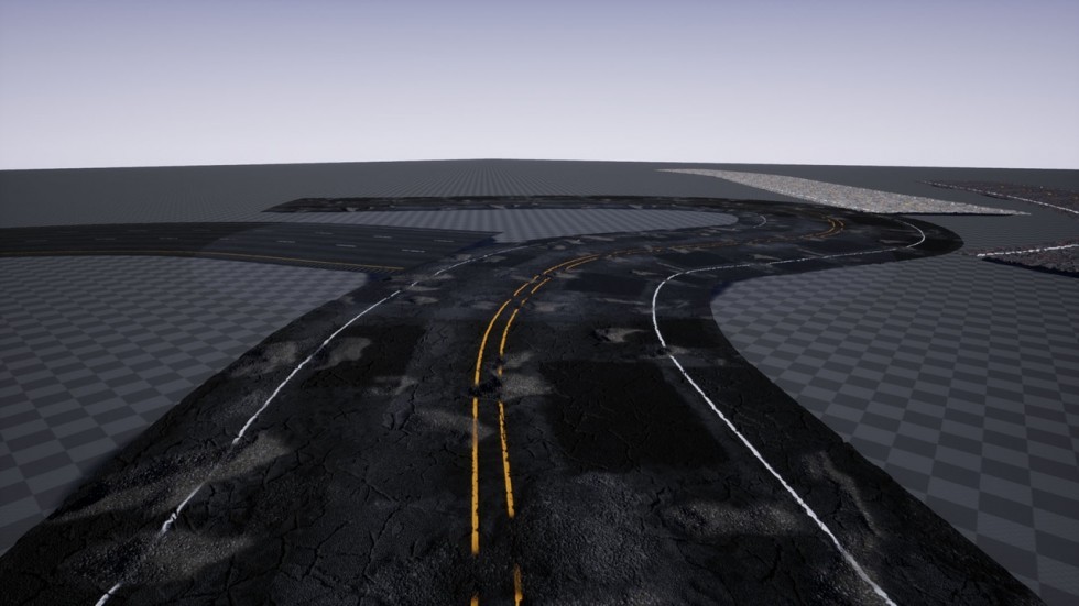  UE5虚幻4 Roads n Dirt n Track 道路泥土轨道材质