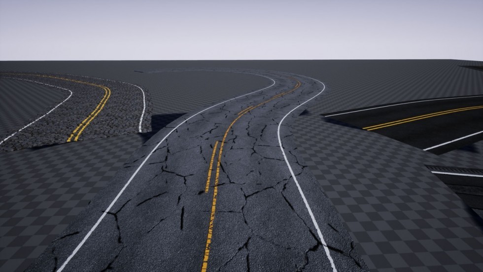  UE5虚幻4 Roads n Dirt n Track 道路泥土轨道材质