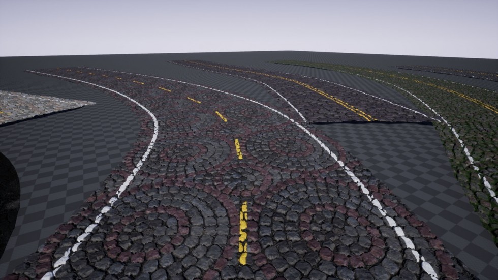  UE5虚幻4 Roads n Dirt n Track 道路泥土轨道材质