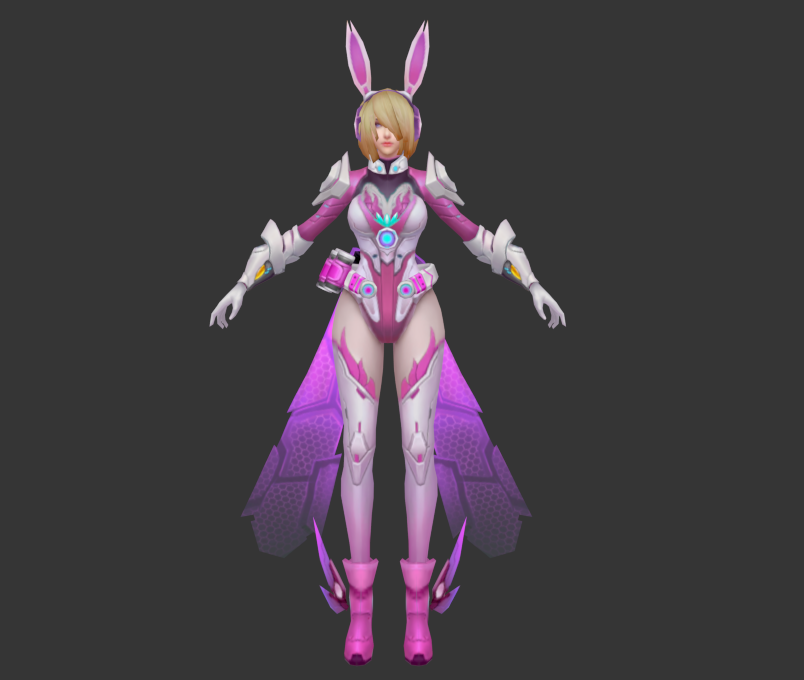  科幻游戏女角色模型