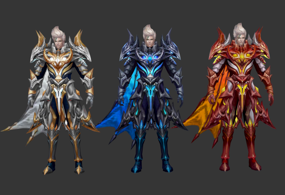 魔幻游戏男角色模型