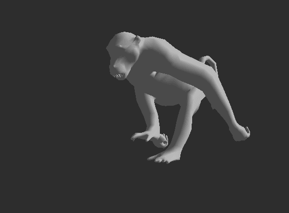 狒狒全套游戏动作模型