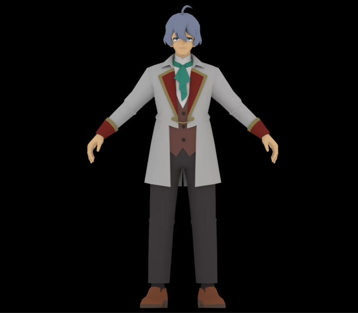 动漫风人物NPC模型ANPC TownMale