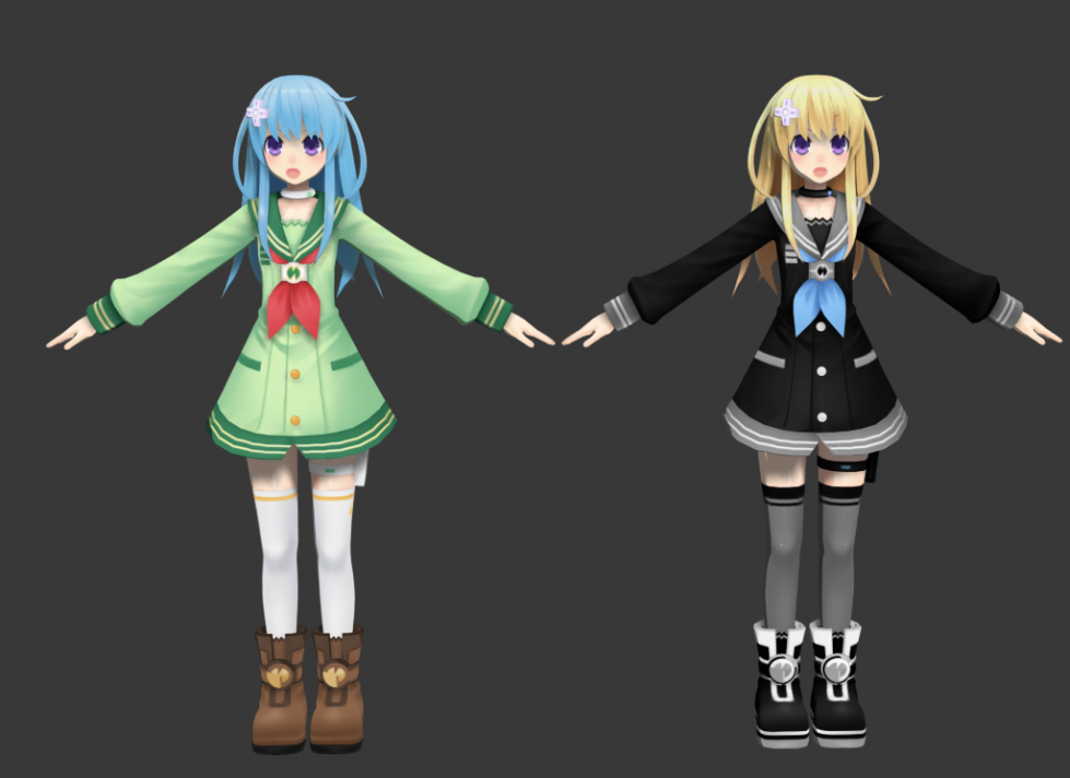 超次元战记战机少女Neptune 可换装-超次元戰記戰機少女Neptune模型