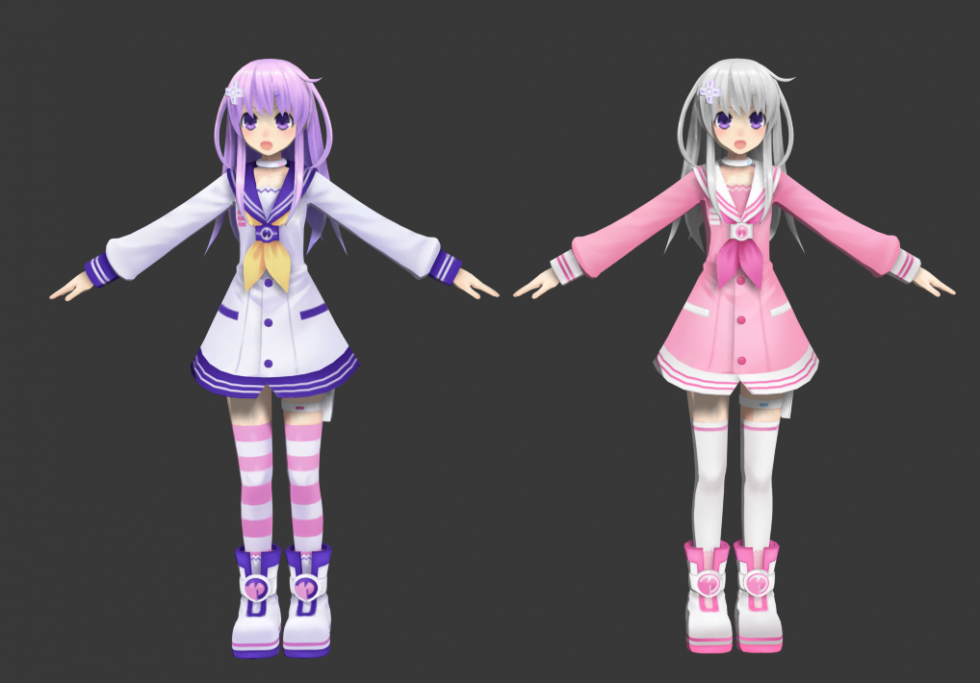 超次元战记战机少女Neptune 可换装-超次元戰記戰機少女Neptune模型