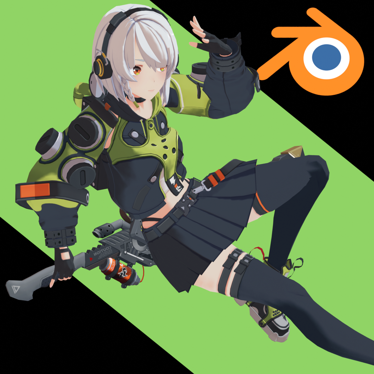[ Blender ] Soldier Zero Anby Animation Rig.png