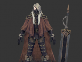 大刀男 max绑定模型