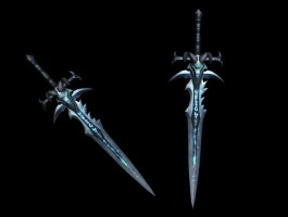 巫妖王武器模型-霜之哀伤