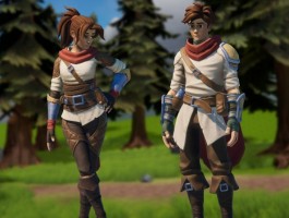 风格化的奇幻角色