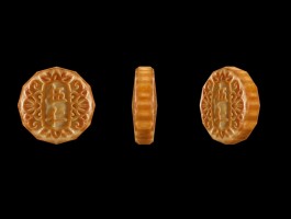月饼模型 五仁月饼3d模型