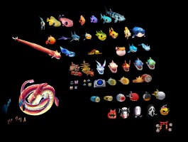 捕鱼游戏模型，带动画fbx文件，附带查看fbx动画方法。